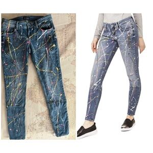 Guess Paint Splash Jeans Size 29